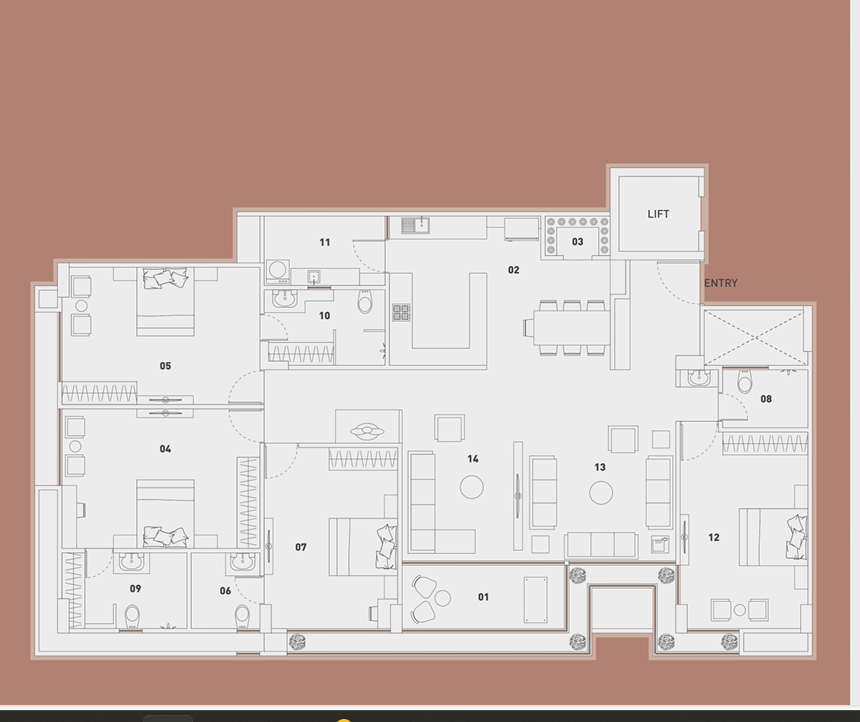 Casa Amplio Floor plan